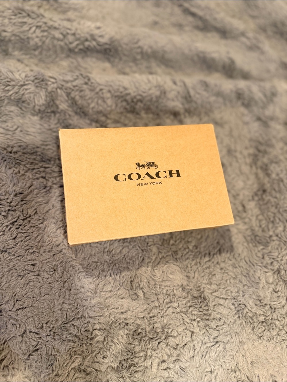 Coach Signature Carriage Brown Gift Box